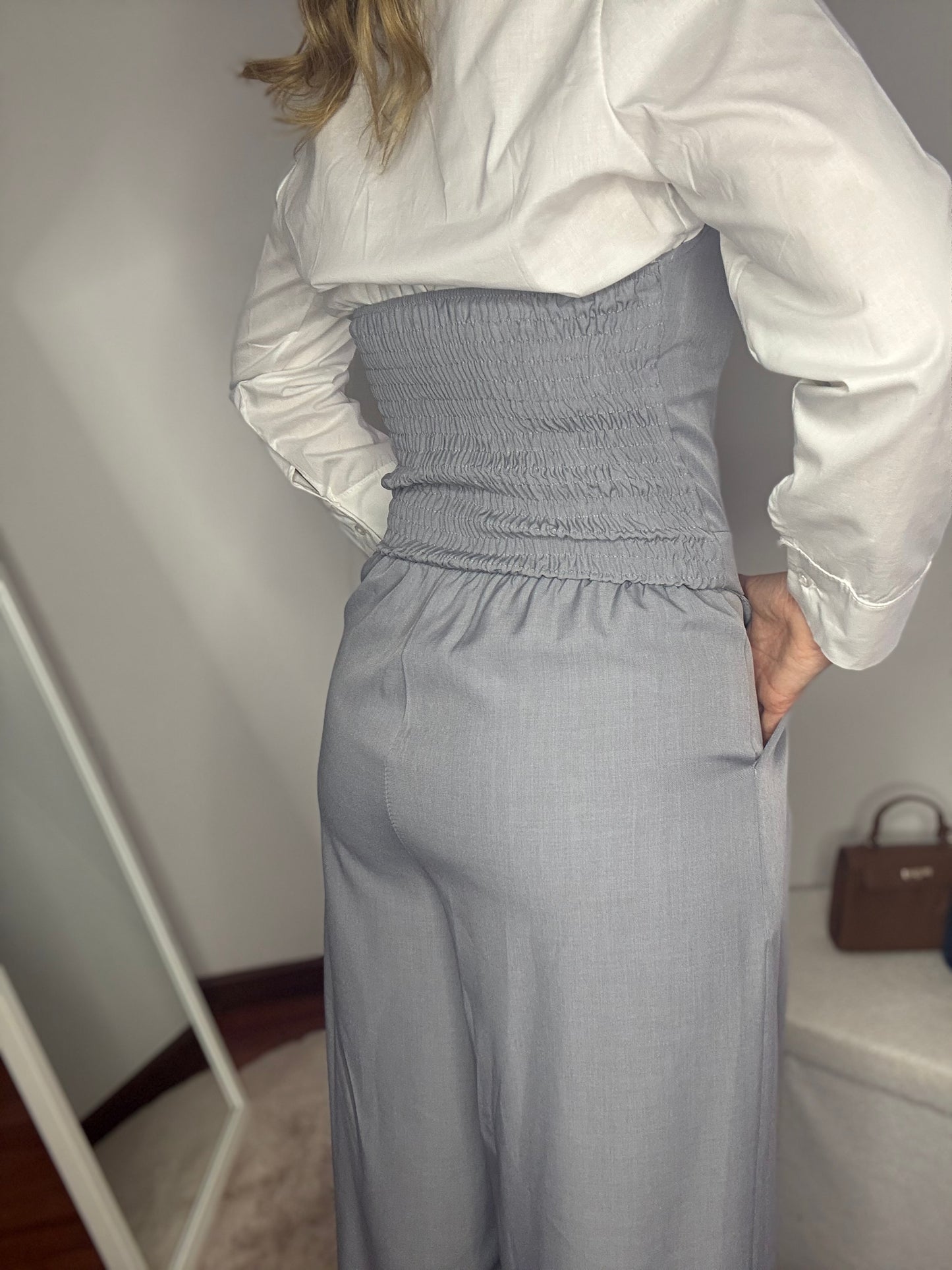 Tuta con pantalone Palazzo