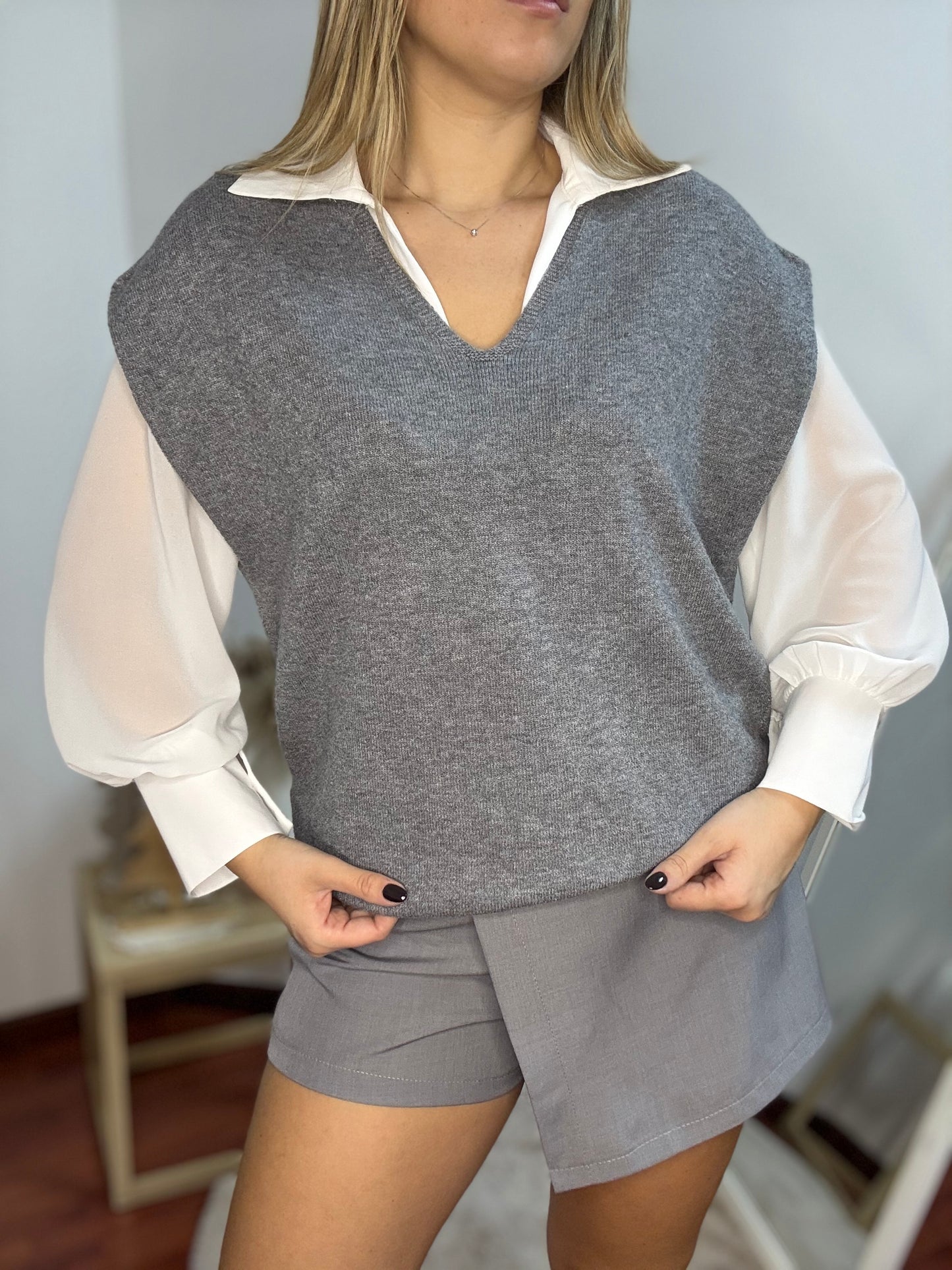 Cardigan Oversize Scollo a V