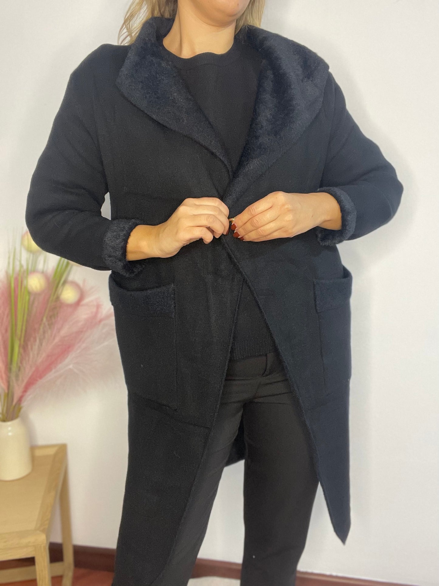 Cardigan Lungo Teddy