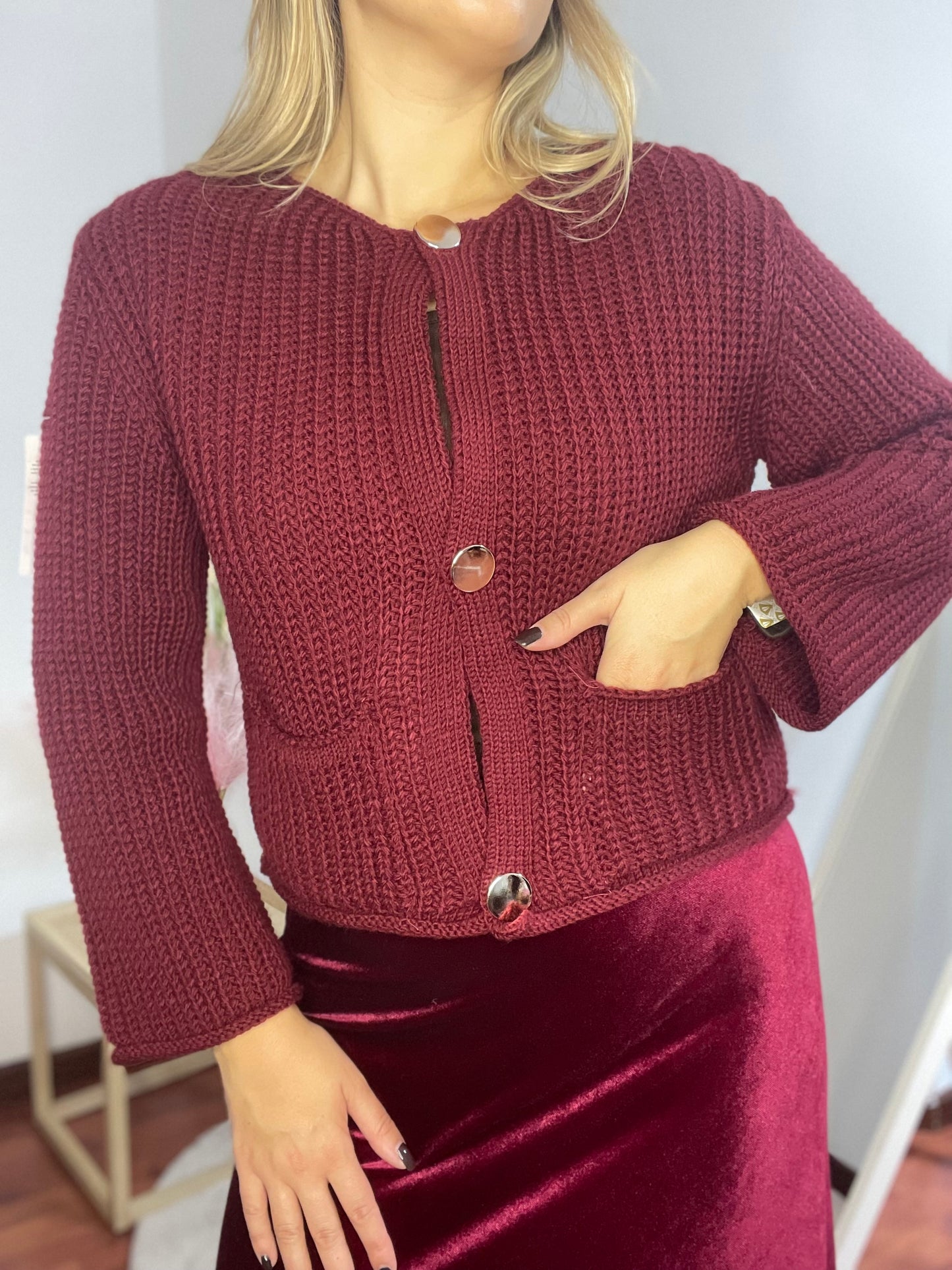 Cardigan in maglia