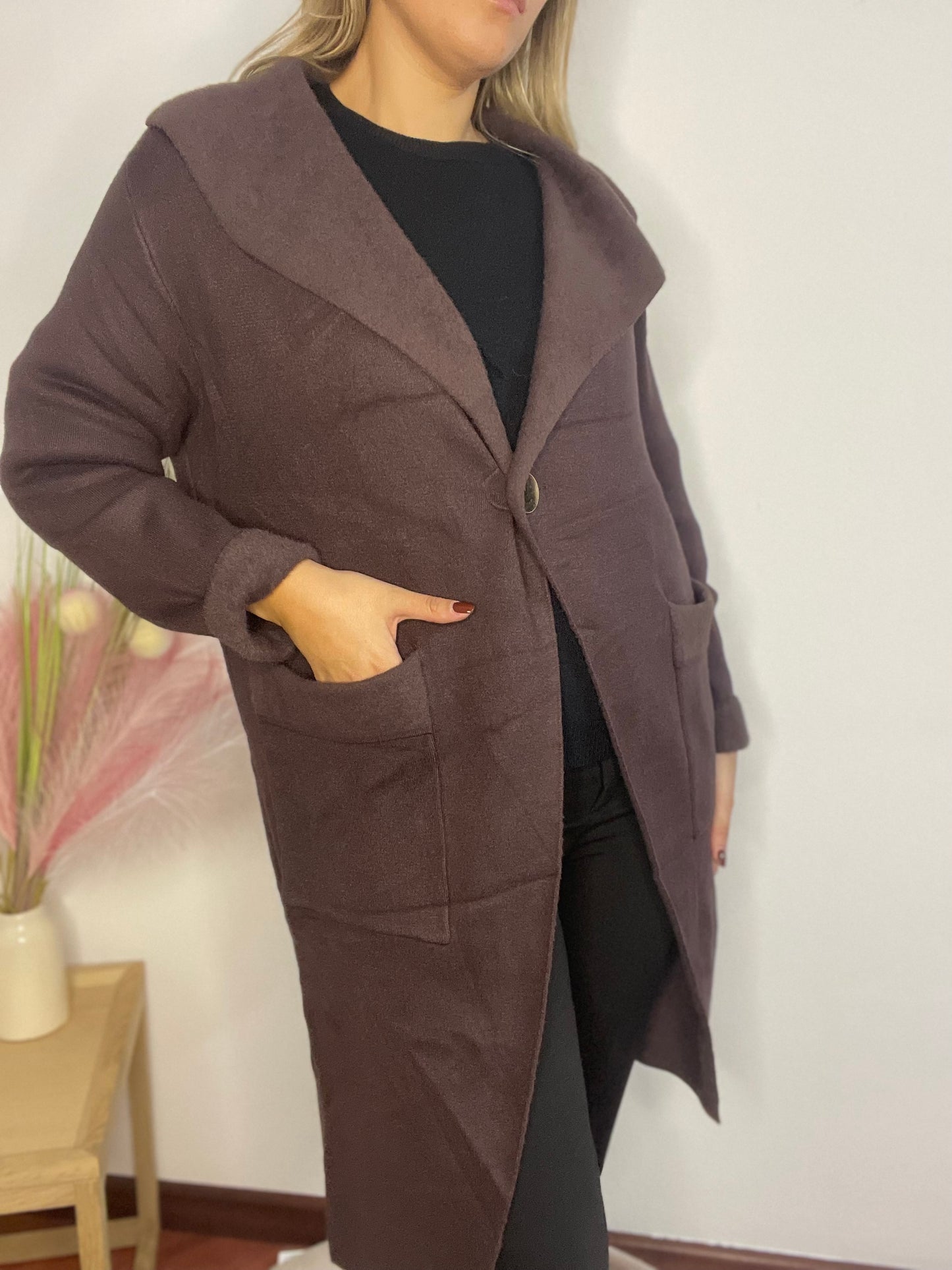 Cardigan Lungo Teddy