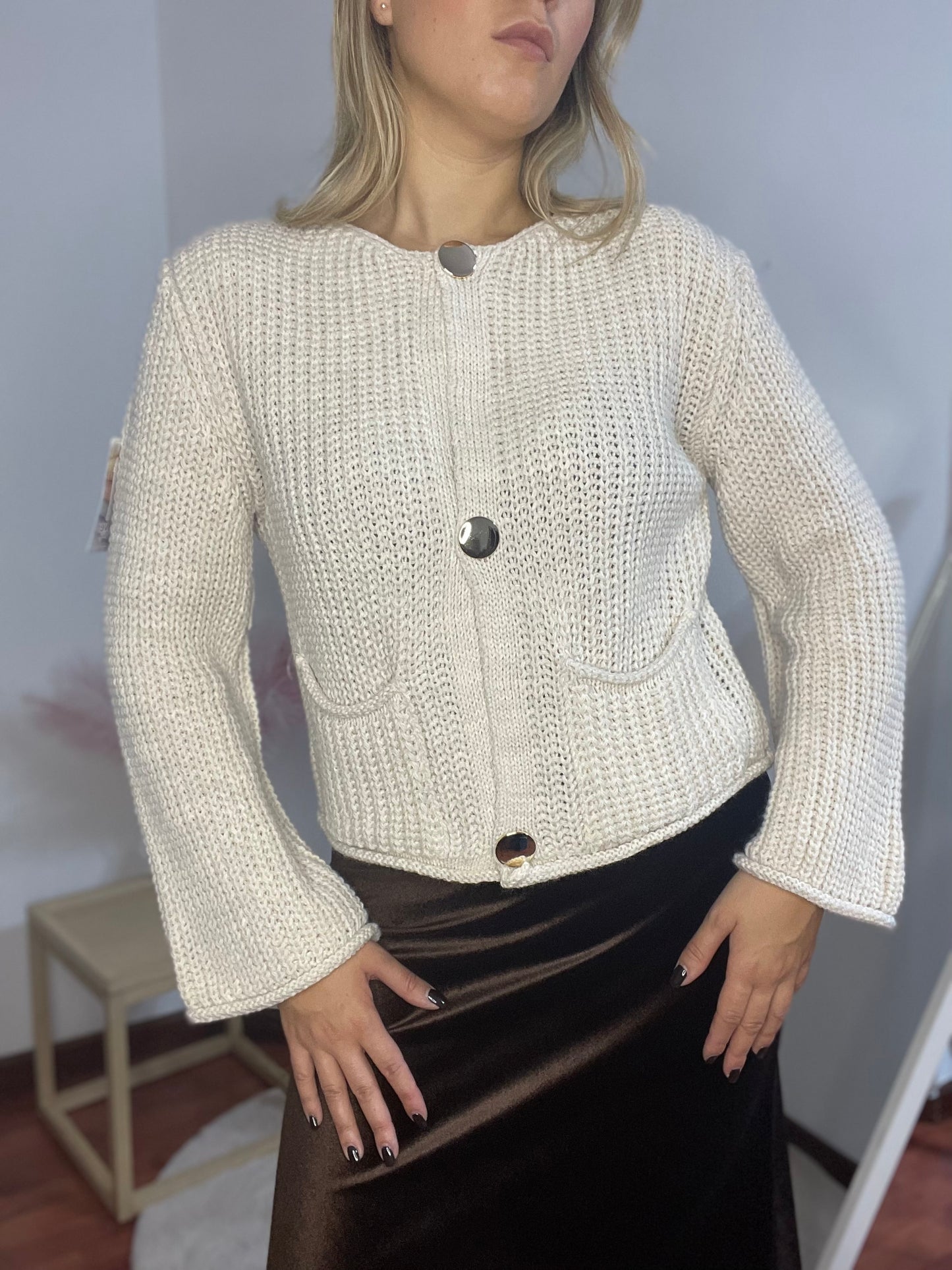 Cardigan in maglia