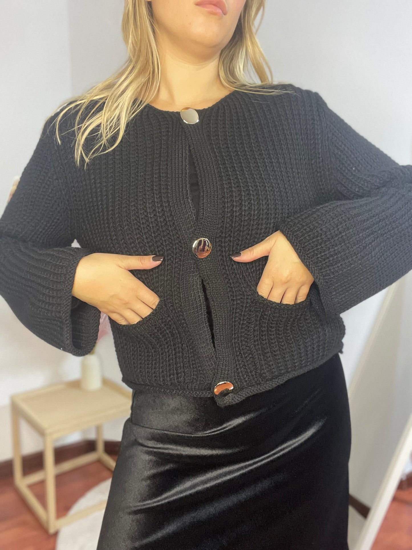 Cardigan in maglia